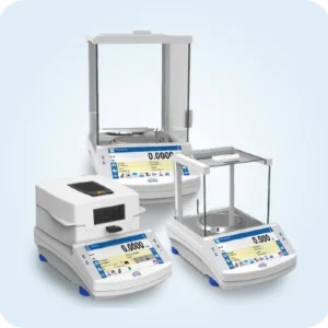 Balanzas analíticas, de precisión y analizadores de humedad